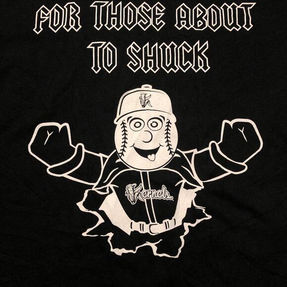 ‘For Those About To Shuck’ Kernels Baseball Graphic Tee - Picture 3 of 4